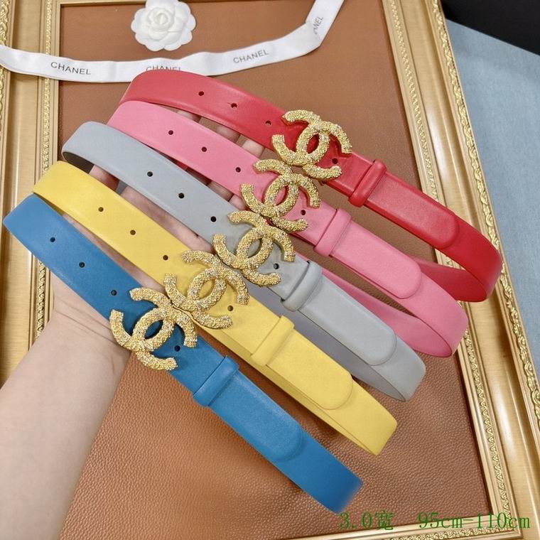 Chanel Belt 30mmX95-110cm 7D123